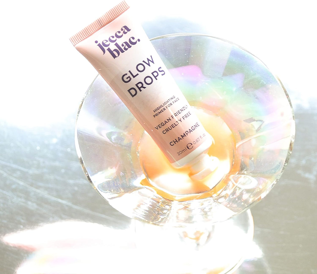 Jecca Blac Vegan Friendly Glow Drops Highlighting Primer - 20ml - liquidation.store