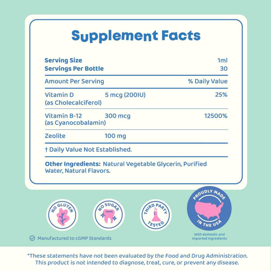 Joyspring Zeolite Detox Zee Dietary Supplement for Kids Berry Flavour - 30 servings - liquidation.store
