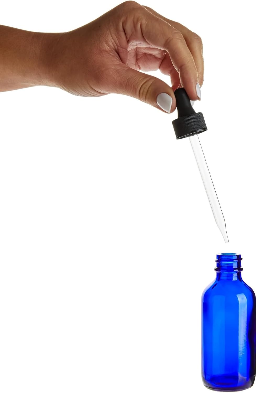 Juvale Mini Blue Glass Dropper Bottles - 2 fl oz 24 - Pack - liquidation.store