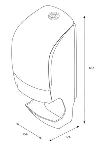 Thumbnail for Katrin AH078 - W Inclusive System Toilet Dispenser - liquidation.store