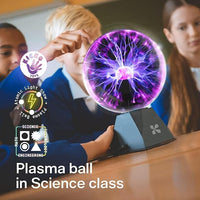 Thumbnail for Kicko Purple Plasma Ball - Touch & Sound Sensitive Lightning Lamp - liquidation.store