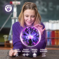 Thumbnail for Kicko Purple Plasma Ball - Touch & Sound Sensitive Lightning Lamp - liquidation.store