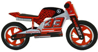 Thumbnail for Kiddimoto Alex Marquez Red Wooden Balance Bike - Age 2+ - liquidation.store