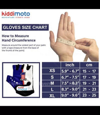 Thumbnail for Kiddimoto Evel Knievel Cycling Gloves - liquidation.store