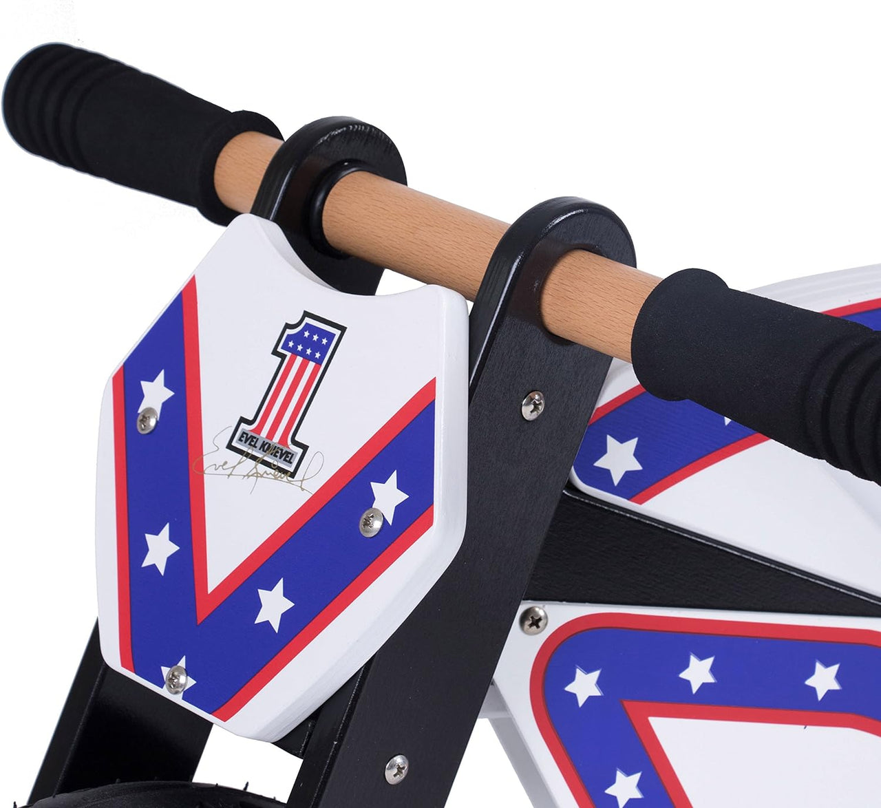 Kiddimoto Evel Knievel Wooden Balance Bike | Toddlers & Pre-School - liquidation.store