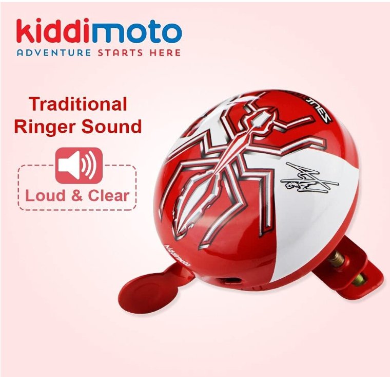 Kiddimoto Marc Marquez Kids Bike Bicycle Bell - Red - liquidation.store