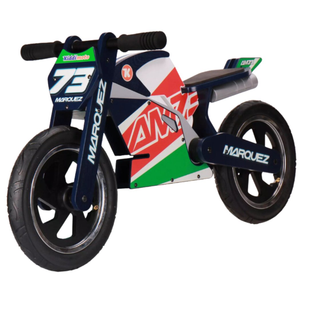 Kiddimoto Marc Marquez Wooden Balance Bike - liquidation.store