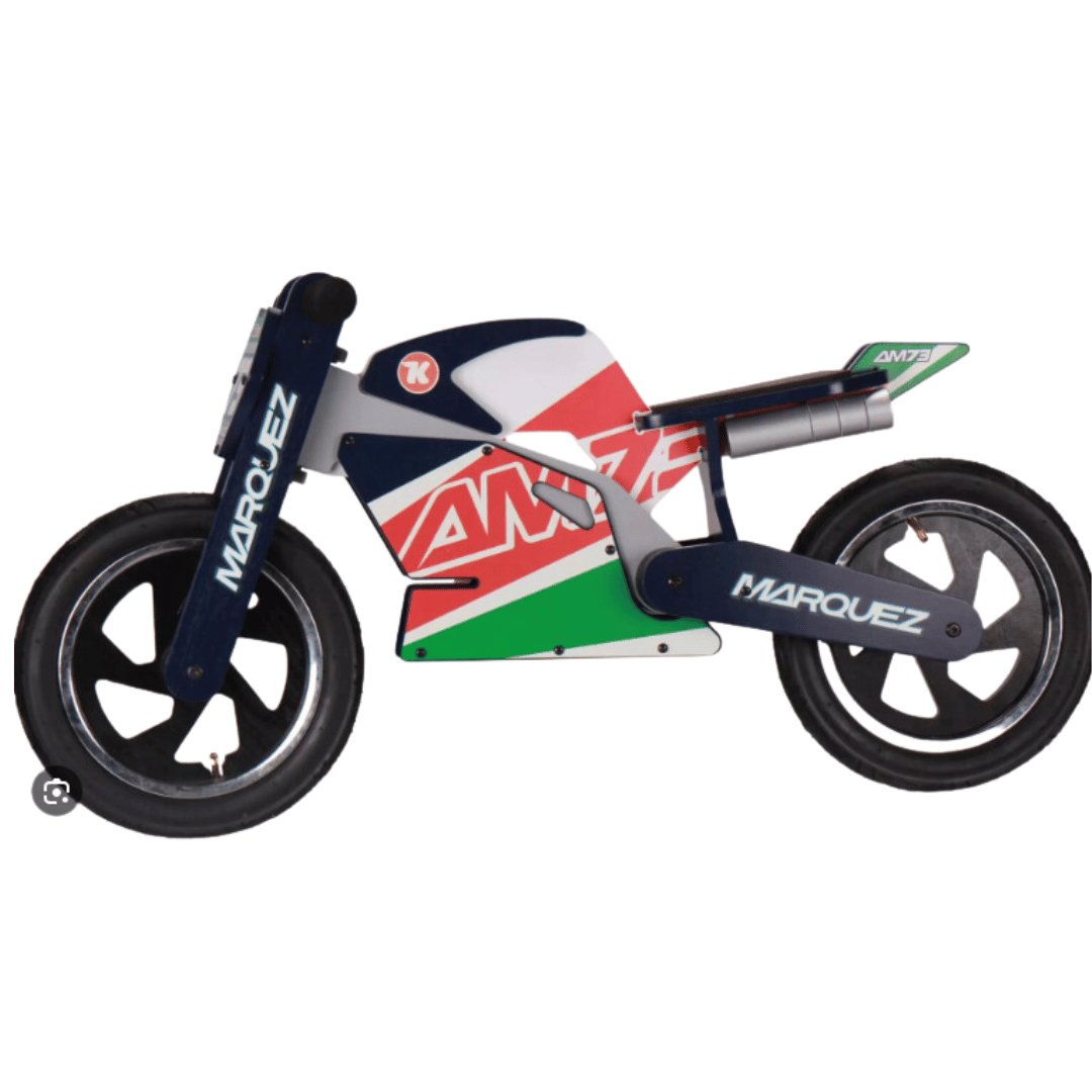 Kiddimoto Marc Marquez Wooden Balance Bike - liquidation.store