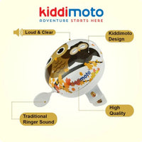 Thumbnail for Kiddimoto Owl White Bike Bell - liquidation.store
