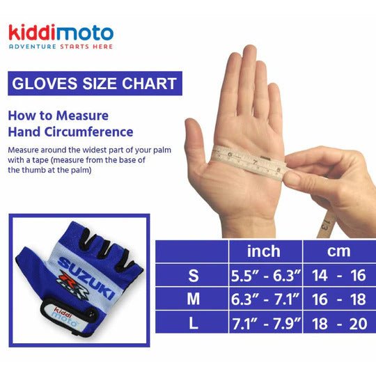 Kiddimoto Suzuki Kids Cycling Gloves - liquidation.store