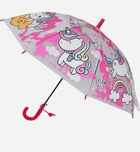 Kids Dome Umbrella - Pink Unicorn - liquidation.store
