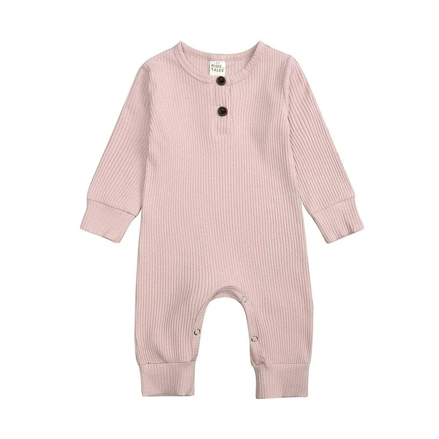 Kids Tales Blush Henley - Style Baby Sleepsuit - Various Sizes - liquidation.store