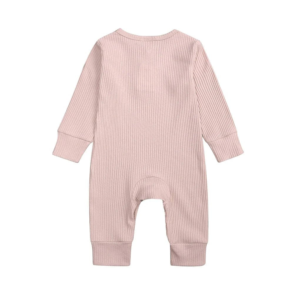 Kids Tales Blush Henley - Style Baby Sleepsuit - Various Sizes - liquidation.store