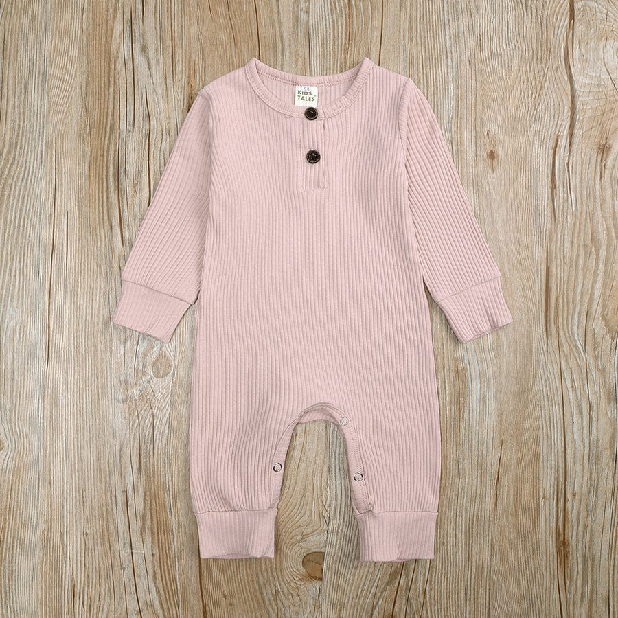 Kids Tales Blush Henley - Style Baby Sleepsuit - Various Sizes - liquidation.store