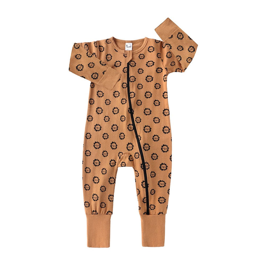 Kids Tales Brave Lion Zip Baby Sleepsuit (Various Sizes) - liquidation.store