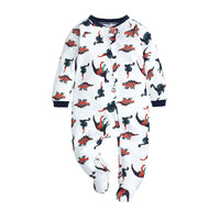 Thumbnail for Kids Tales Dino Determined Zip Baby Sleepsuit (Various Sizes) - liquidation.store
