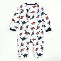 Thumbnail for Kids Tales Dino Determined Zip Baby Sleepsuit (Various Sizes) - liquidation.store