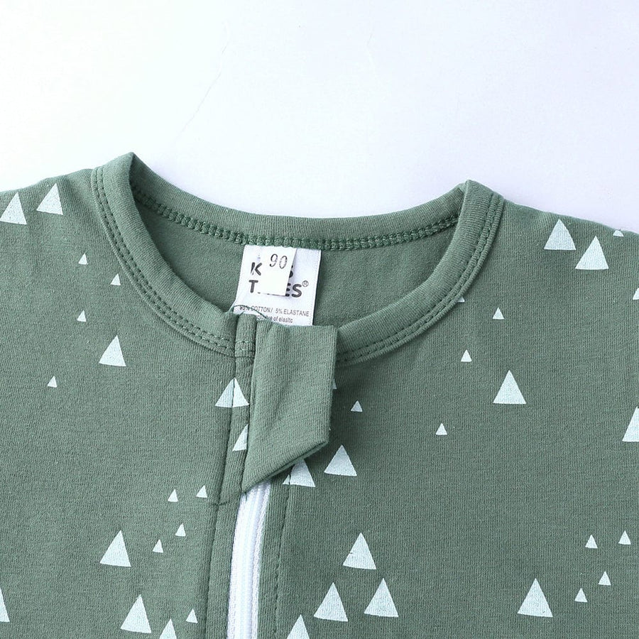 Kids Tales Fields Of Green Zip Sleepsuit (Various Sizes) - liquidation.store