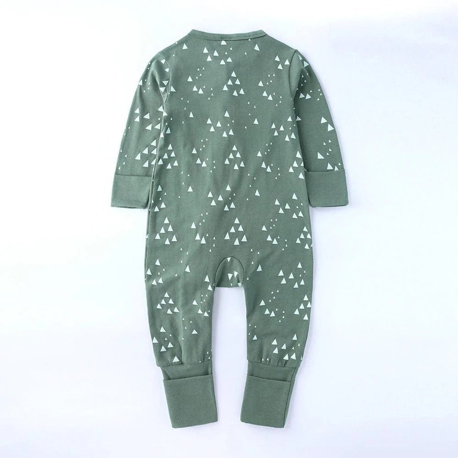 Kids Tales Fields Of Green Zip Sleepsuit (Various Sizes) - liquidation.store
