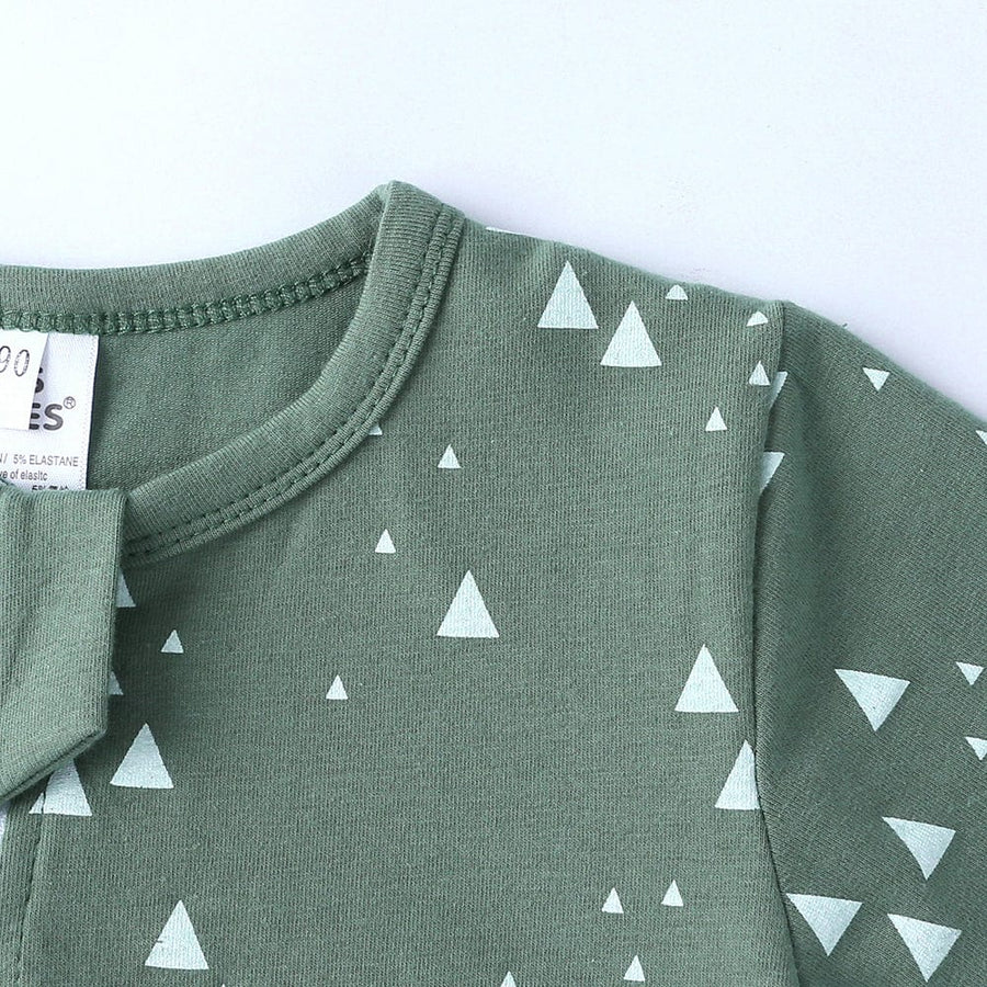 Kids Tales Fields Of Green Zip Sleepsuit (Various Sizes) - liquidation.store