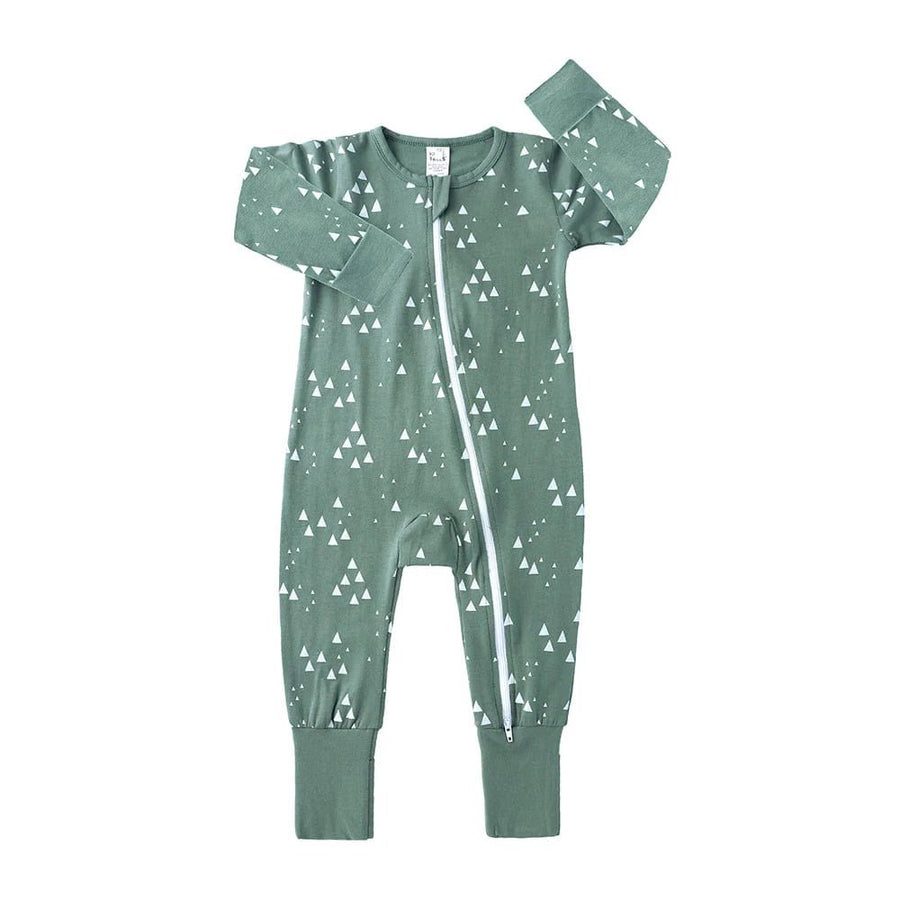 Kids Tales Fields Of Green Zip Sleepsuit (Various Sizes) - liquidation.store