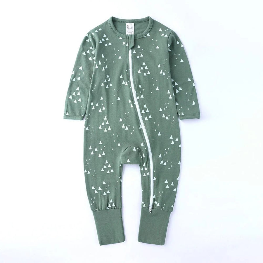 Kids Tales Fields Of Green Zip Sleepsuit (Various Sizes) - liquidation.store