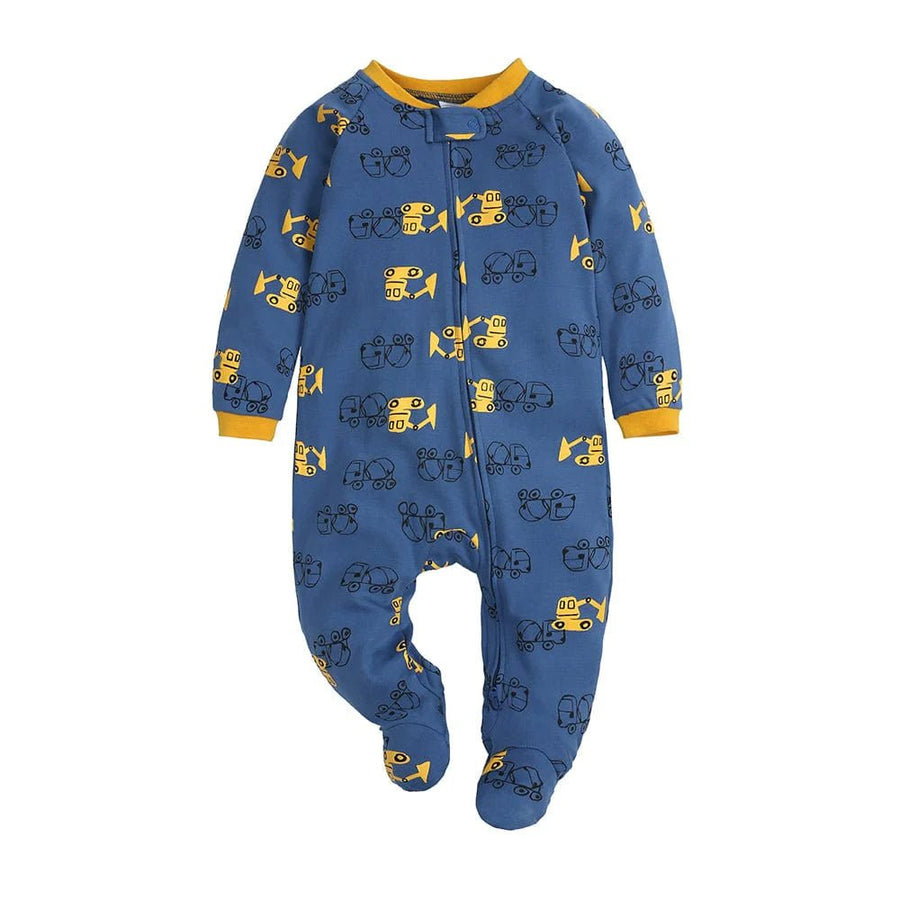 Kids Tales No Diggidy Zip Baby Sleepsuit (Various Sizes) - liquidation.store
