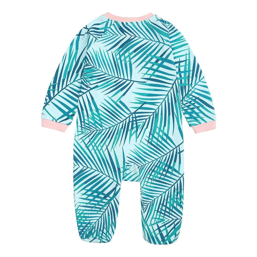 Kids Tales Paradise Palms Zip Sleepsuit (Various Sizes) - liquidation.store