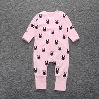 Thumbnail for Kids Tales Pink Bunny Baby Zip Sleepsuit (Various Sizes) - liquidation.store