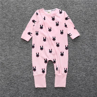 Thumbnail for Kids Tales Pink Bunny Baby Zip Sleepsuit (Various Sizes) - liquidation.store