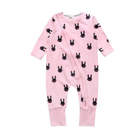 Thumbnail for Kids Tales Pink Bunny Baby Zip Sleepsuit (Various Sizes) - liquidation.store