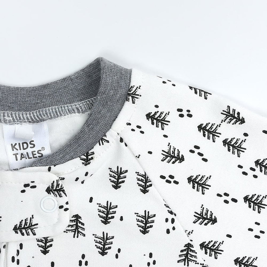 Kids Tales Snow Forest Baby Sleepsuit (Various Sizes) - liquidation.store