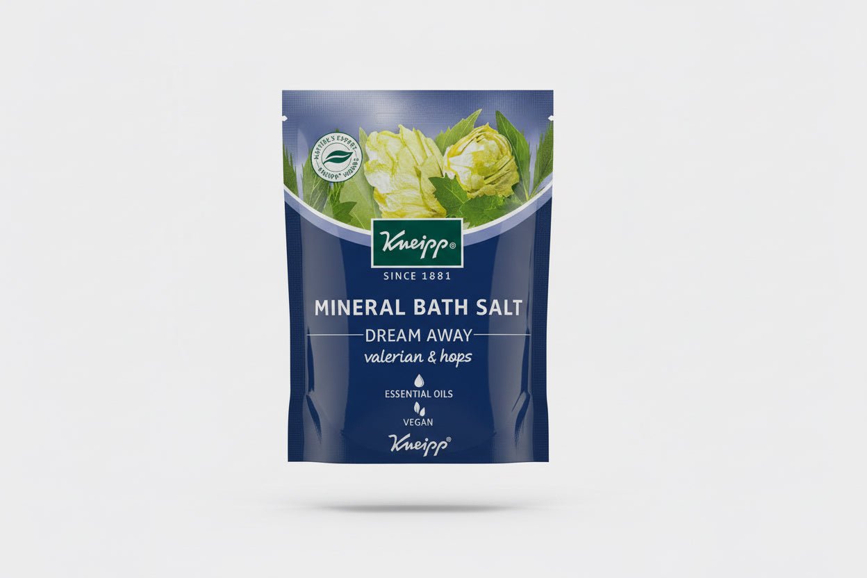 Kneipp Valerian & Hops Mineral Bath Salt Dream Away - 60g x 12 Pack - liquidation.store