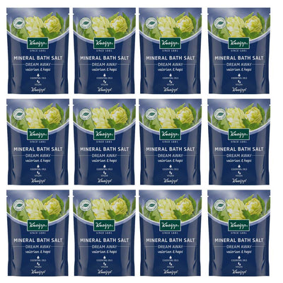 Kneipp Valerian & Hops Mineral Bath Salt Dream Away - 60g x 12 Pack - liquidation.store