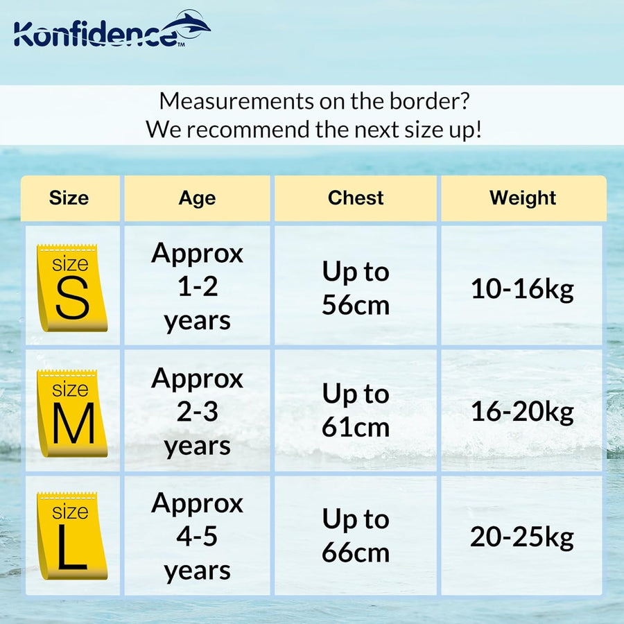 Konfidence Kids Girls Floatsuit Buoyancy Swimsuit Pink Sea Friends - 1 - 3 YRS - liquidation.store