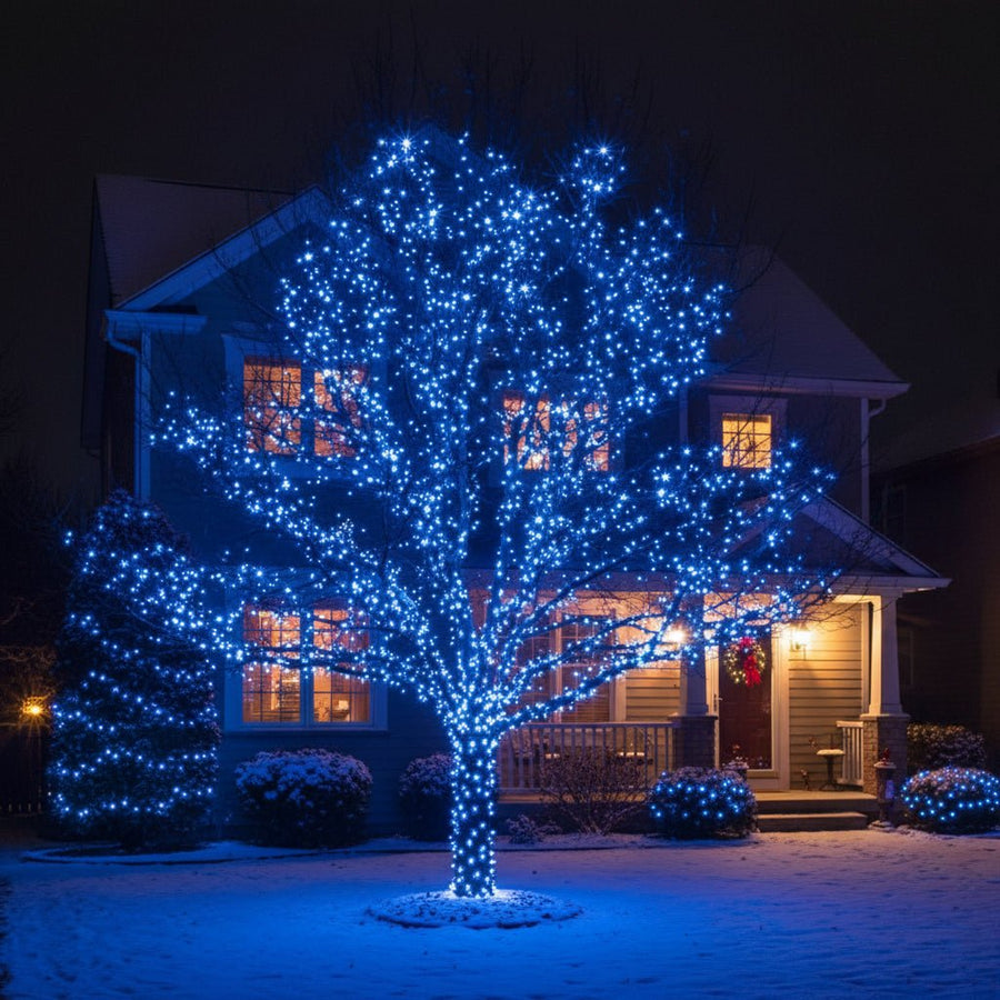 Konstsmide LED String Christmas Lights - Blue (3 Pack 240 Lights) - liquidation.store