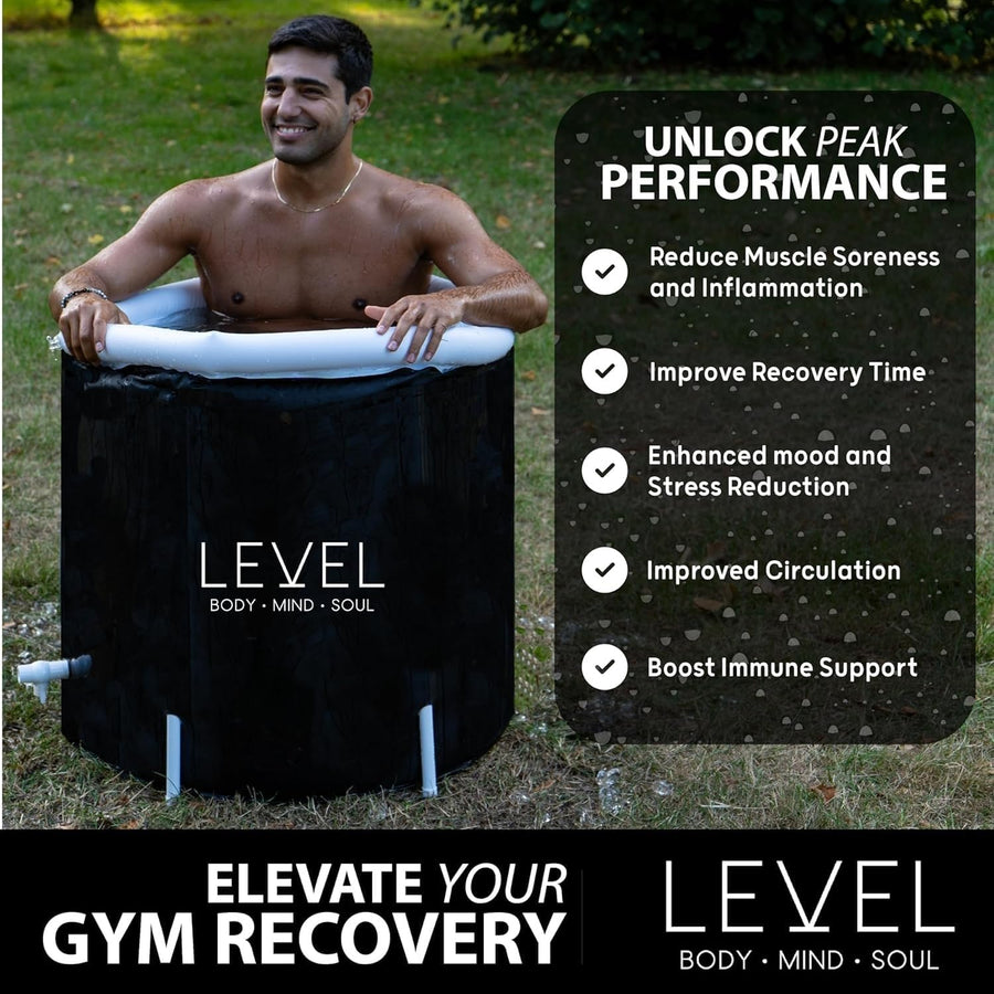 Level Body Mind Soul - Portable Ice Bath (75x75cm) - liquidation.store