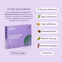 LIFEPLAN Menopause Complex 60 Capsules – Hormonal Balance - liquidation.store