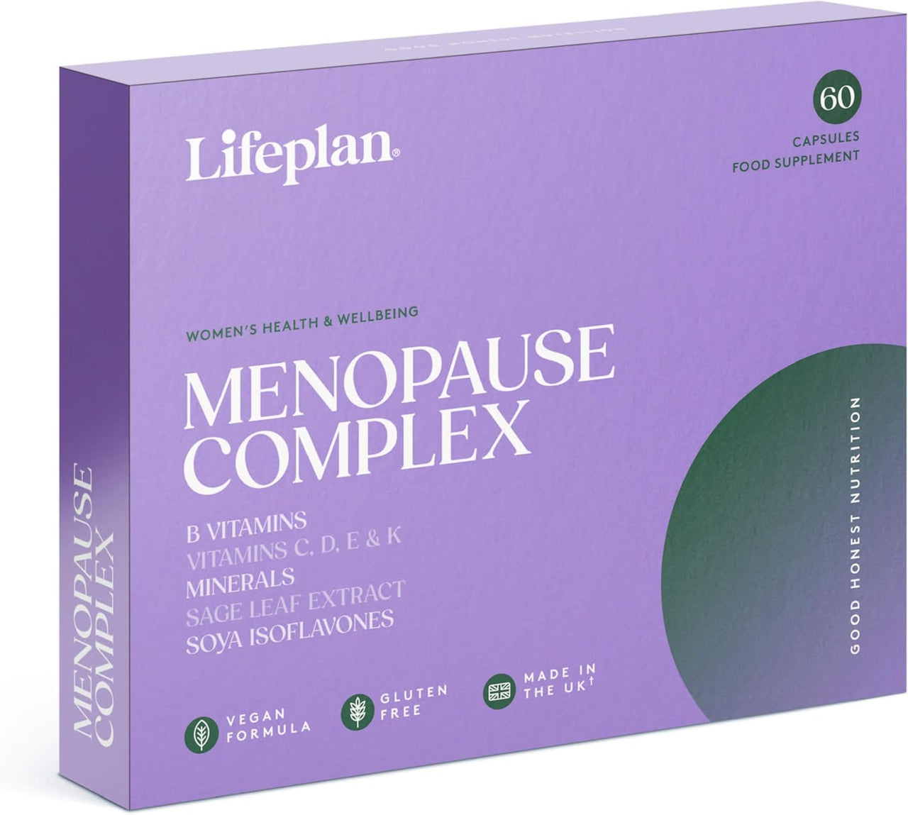 LIFEPLAN Menopause Complex 60 Capsules – Hormonal Balance - liquidation.store