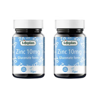 Thumbnail for LifePlan Zinc Gluconate 10mg - 100 tablets - 2 Pack - liquidation.store