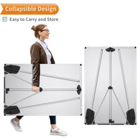 Thumbnail for Light Melamine Tripod Whiteboard/Flipchart Easel 90 x 60 cm - liquidation.store