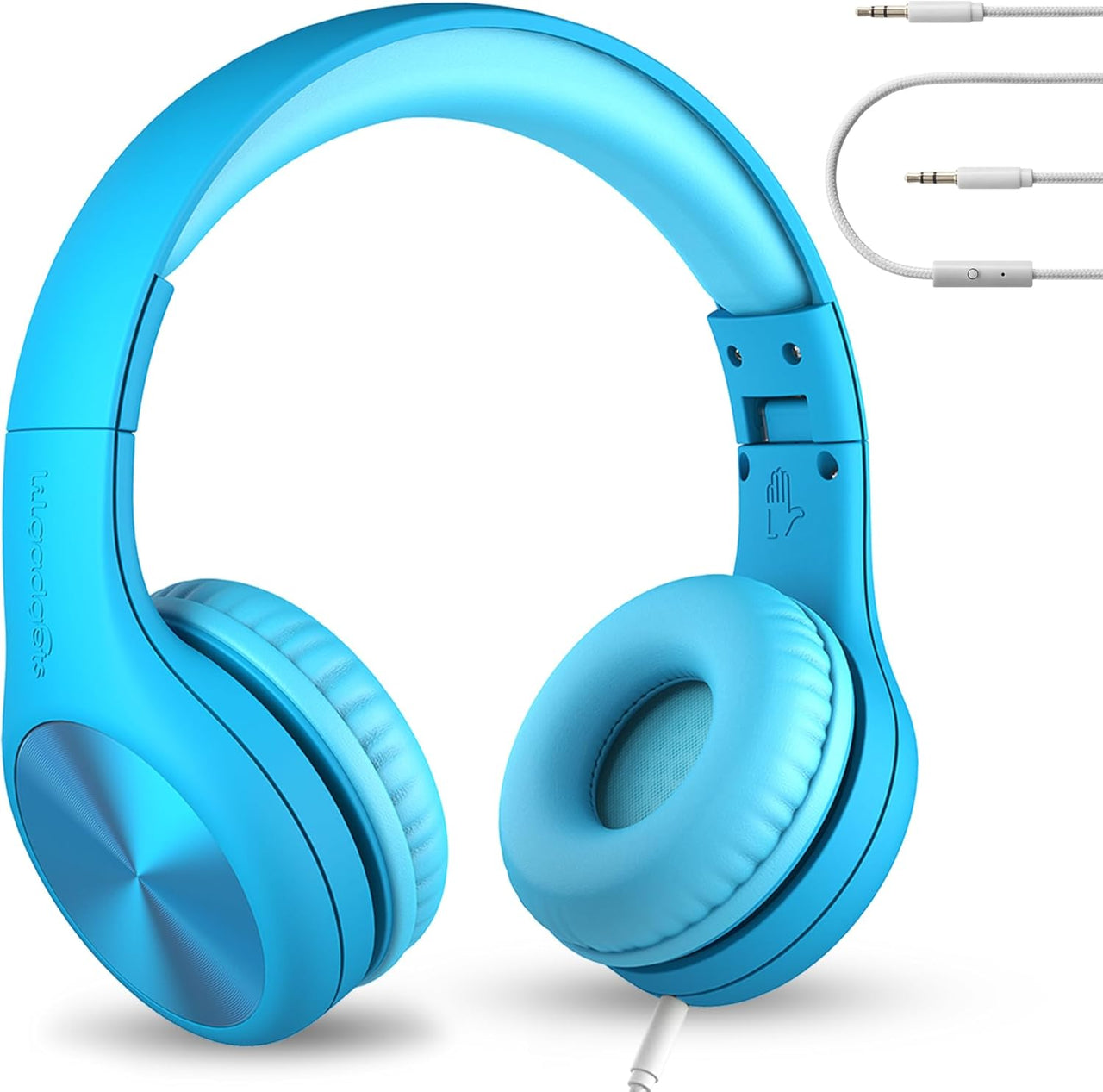 LilGadgets Connect+ Pro Wired Kids Headphones - Blue - liquidation.store