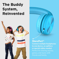 Thumbnail for LilGadgets Connect+ Pro Wired Kids Headphones - Blue - liquidation.store