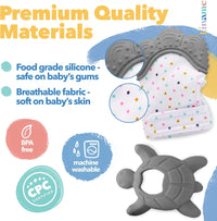 Thumbnail for Liname Deluxe Teething Set Includes Teething Mitten for Babies & Teething Toy - Trio Pack - liquidation.store