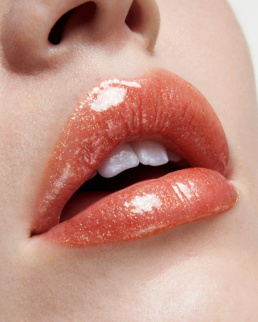ISAMAYA Liplacq 2.0 lip serum in Rust shade swatch
