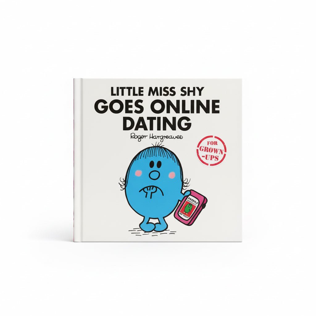 Little Miss Shy Goes Online Dating Hardcover Book - liquidation.store