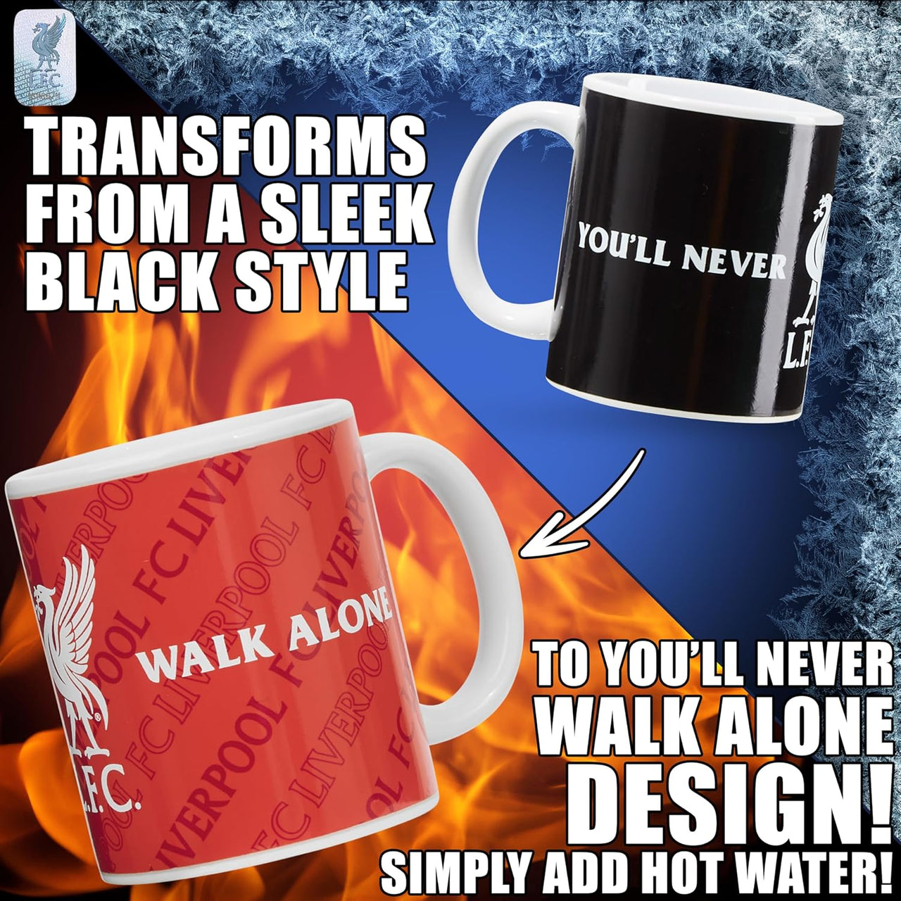 Liverpool F.C Ceramic Heat Colour Changing Mug - 320ml - liquidation.store