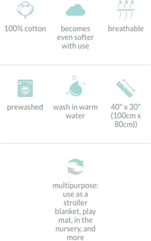 Lulujo 100% Cotton Cellular Baby Blanket - Yellow - liquidation.store