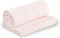 Thumbnail for lulujo Baby Cellular Baby Blanket - Pink - liquidation.store