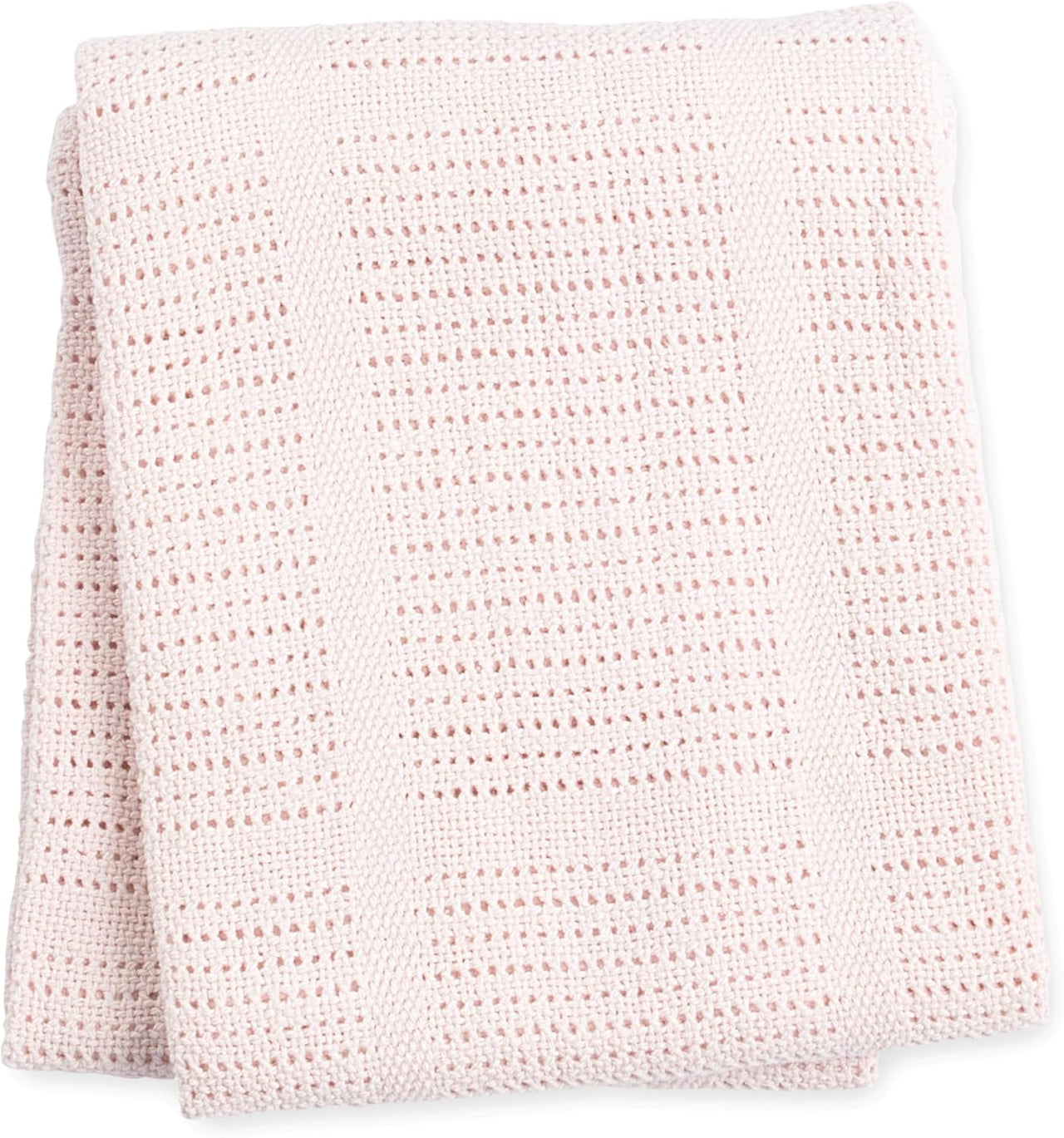 lulujo Baby Cellular Baby Blanket - Pink - liquidation.store
